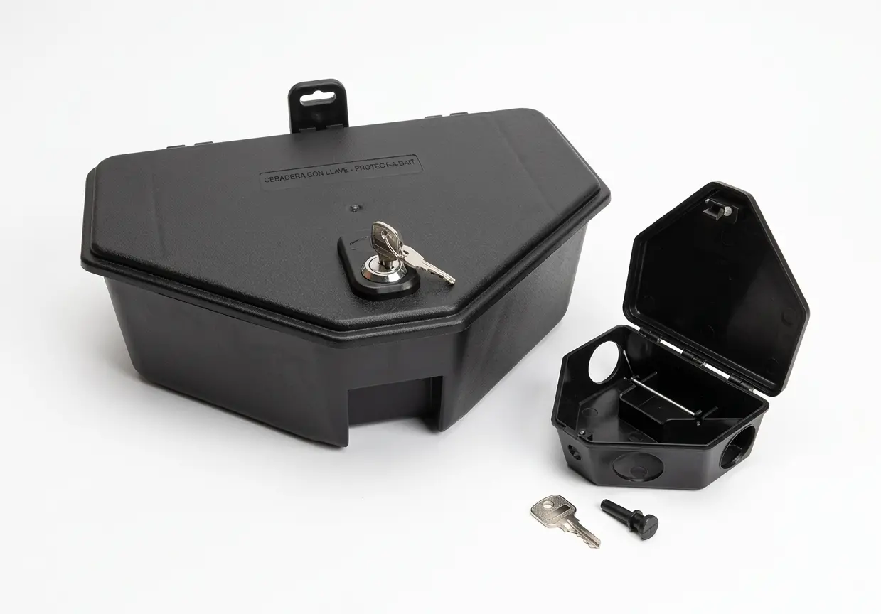 caja cebadera con llave