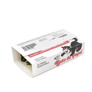 trampa pegajosa para ratones gato de papel