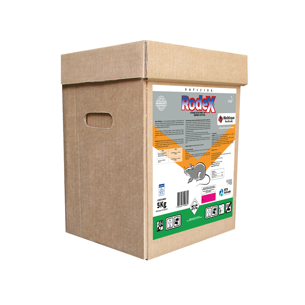 Rodex Mini Bloque 5 kilos Mata Roedores AGOTADO